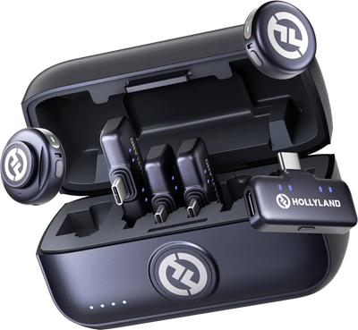 Hollyland LARK M3 Combo 2TX&amp;4RX USB-C Wireless Microphone