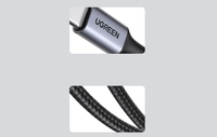 Кабель USB-C до USB-C Ugreen US316, 100W, 5A 0.5m (чорний)
