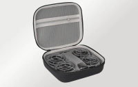 Sunnylife leather case with mesh pocket for DJI Neo 2 (orange)