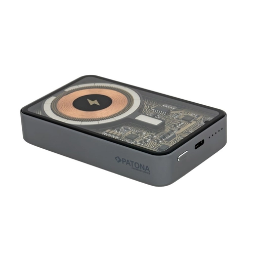 PATONA Premium Clear 3.0 PD20W 10,000 mAh MagSafe Power Bank with Wireless Charging