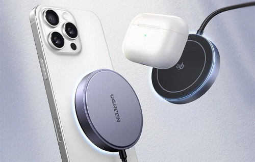 Magnetyczna ładowarka bezprzewodowa UGREEN W703, MagSafe W703, 15W, 1.5m