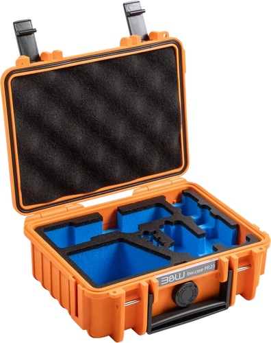 Чемодан B&W серії 500 для DJI Pocket 4 Creator Combo (помаранчевий)