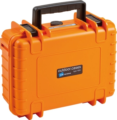 B&W Cases Type 1000 Classic Briefcase Orange