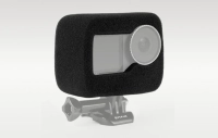 Osłona przeciwwietrzna Puluz DJI Osmo Action 3/4/5 Pro (czarna)
