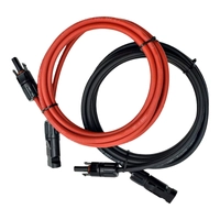 Set of 2x APV MC4 2m photovoltaic panel extension cable