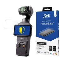 Unbreakable hybrid glass for the DJI Osmo Pocket 3 - 3mk FlexibleGlass