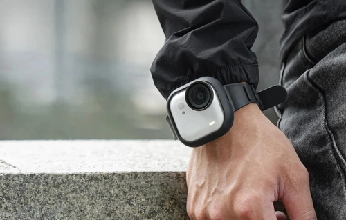 Opaska silikonowa SunnyLife do Insta360 GO Ultra (czarna)