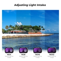 Set of 4 K&F; Concept ND filters for the DJI Osmo Pocket 4P camera