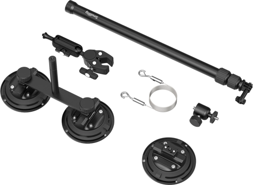 SmallRig 5843 Suction Cup Mount Set for In-Car Action Cameras