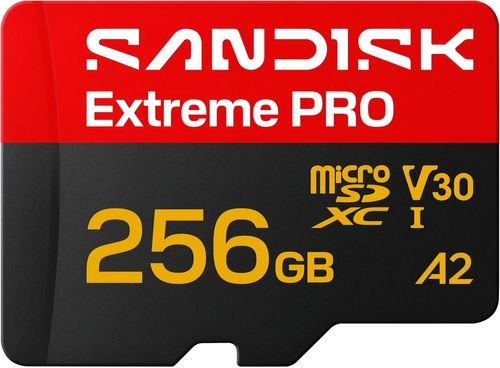 SanDisk Extreme PRO 256 ГБ 250/170 МБ/с 5K microSDXC A2 C10 V30 UHS-I U3 NEW