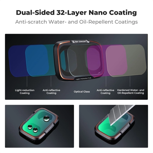 K&F; Concept LPR Filter for the DJI Osmo Pocket 4P Camera