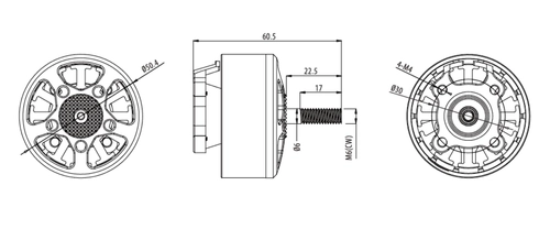 Pilotix 4214 660KV Motor