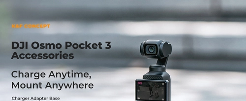 Adapter do ładowania USB-C dla DJI Osmo Pocket 3 marki K&F Concept