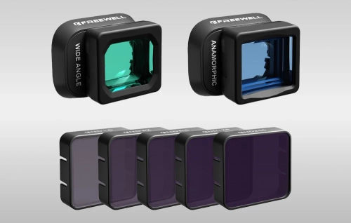 Zestaw filtrów FREEWELL szerokokątny, anamorficzny, ND do DJI Mini 4 Pro