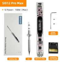 Przenośna lutownica OLED SEQURE SI012 Pro Max z 1 grotem (końcówka SI-I)