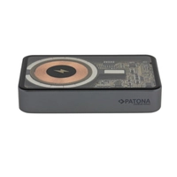 Powerbank PATONA Premium Clear 3.0 PD20W 10.000mAh MagSafe z ładowaniem bezprzewodowym
