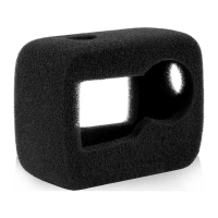 Osłona przeciwwietrzna Puluz DJI Osmo Action 3/4/5 Pro (czarna)