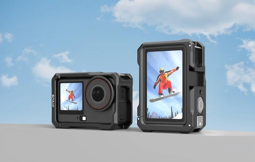 Metal protective case with cold foot connection Puluz for DJI Osmo Action 6