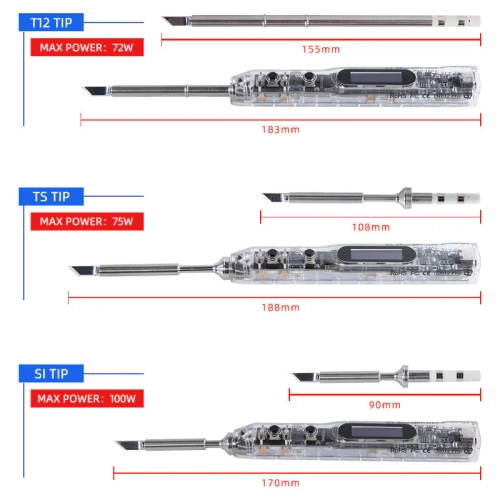 Накінечник паяльника SI-C1 для SEQURE SI012 / SI012 Pro / SI012 Pro Max / D60 Pro / D60