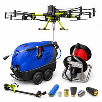 DCS X1 MAXI + Matrice 400 DJI—the AeroCleaning system for cleaning building facades